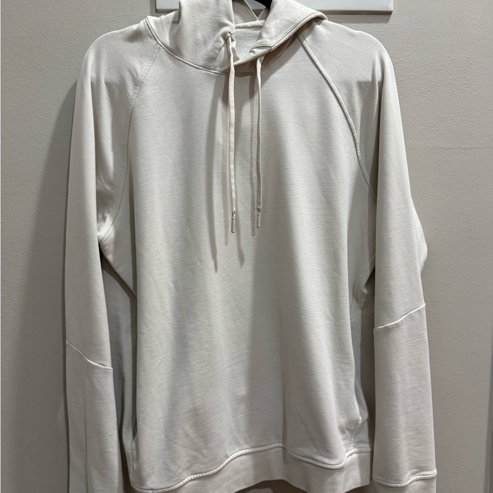 Lululemon Men's Cream Hoodie Sweater